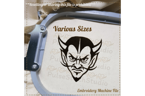 Devil Embroidery Design- Mascot School Review