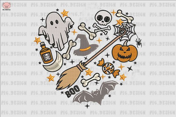 Halloween Heart Embroidery Design Review